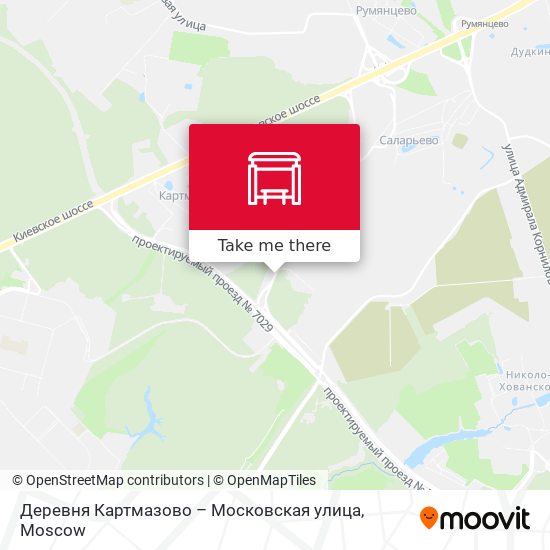 Деревня Картмазово – Московская улица map