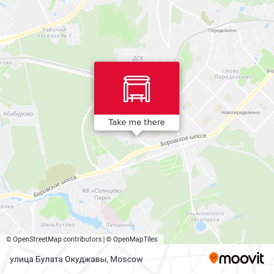 улица Булата Окуджавы map