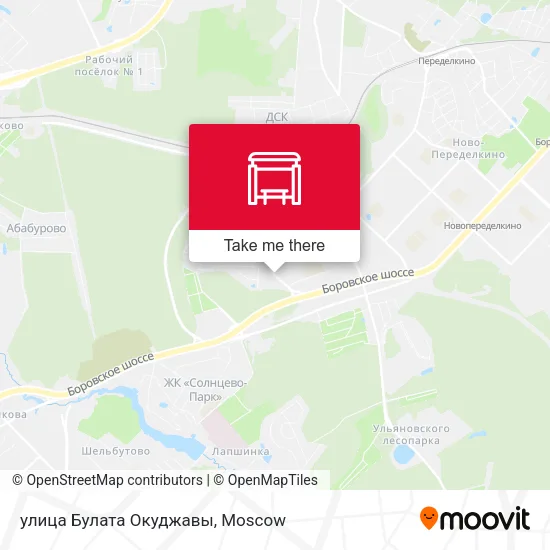 улица Булата Окуджавы map