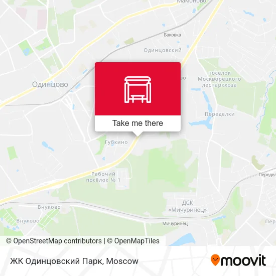 ЖК Одинцовский Парк map
