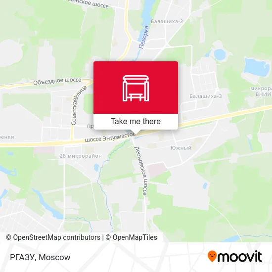 РГАЗУ map