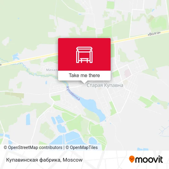 Купавинская фабрика map