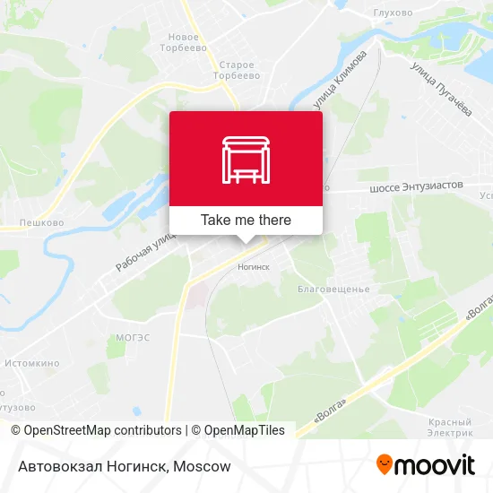 Автовокзал Ногинск map