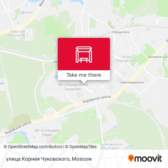 улица Корнея Чуковского map