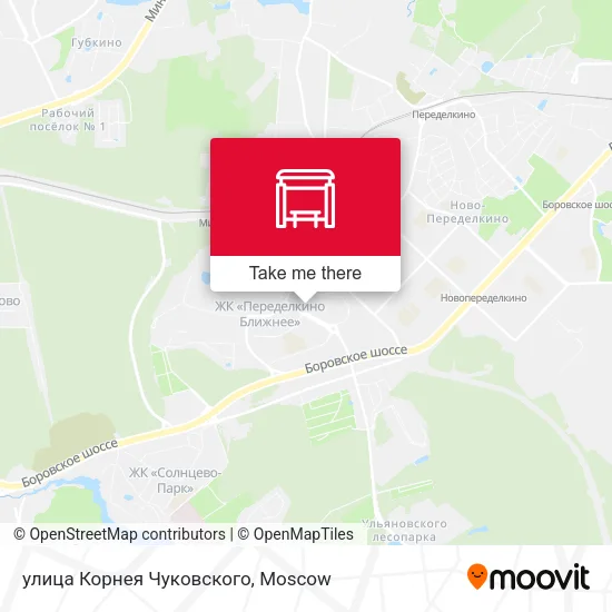 улица Корнея Чуковского map