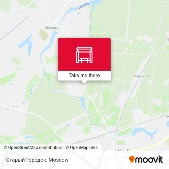 Старый Городок map