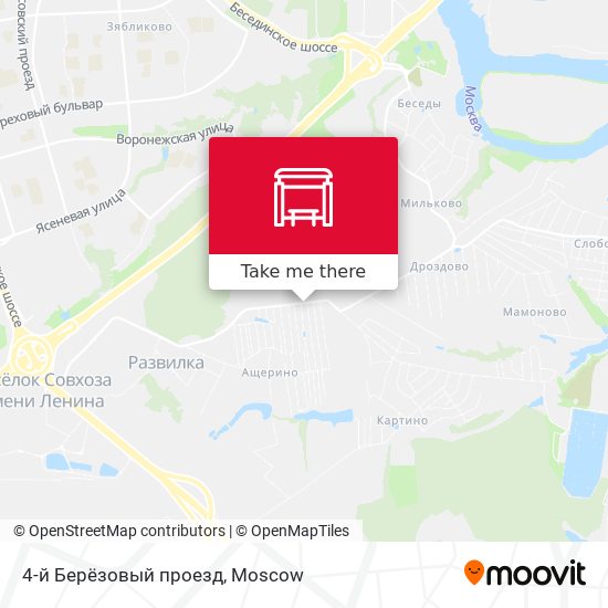 4-й Берёзовый проезд map