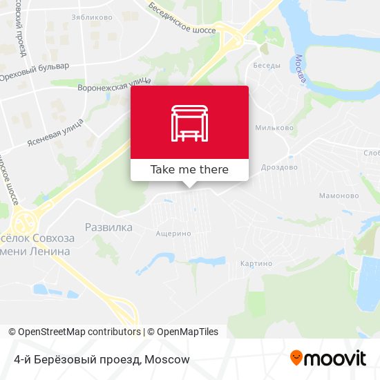 4-й Берёзовый проезд map