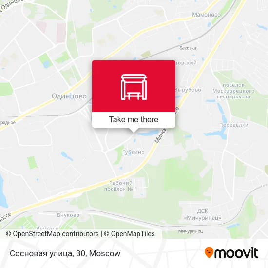 Сосновая улица, 30 map