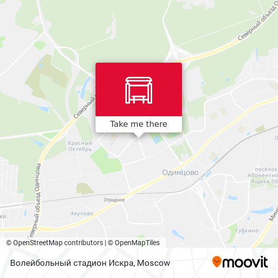 Волейбольный стадион Искра map