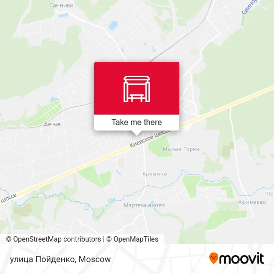 улица Пойденко map