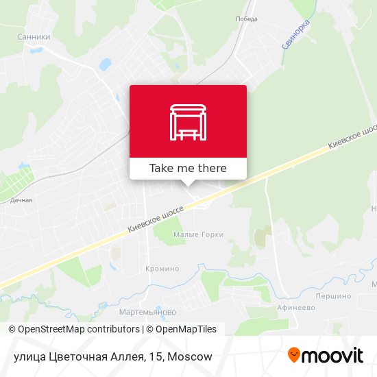 улица Цветочная Аллея, 15 map