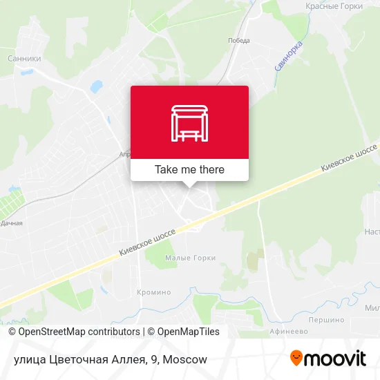 улица Цветочная Аллея, 9 map