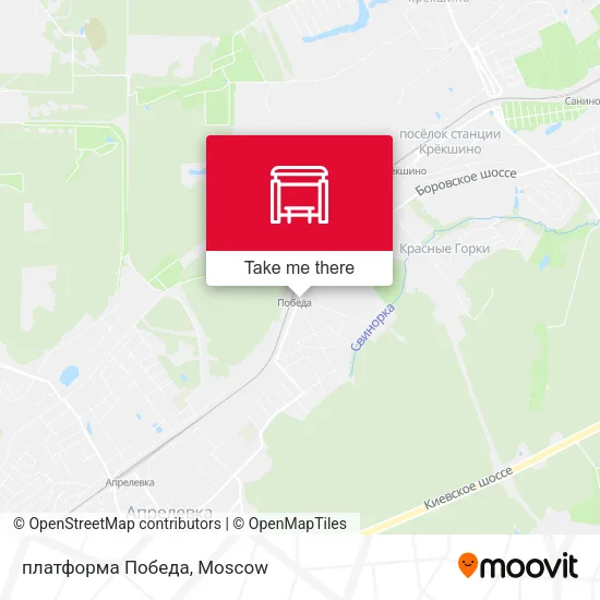 платформа Победа map
