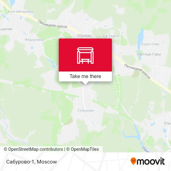 Сабурово-1 map