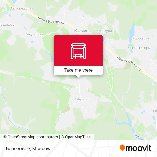 Берёзовое map