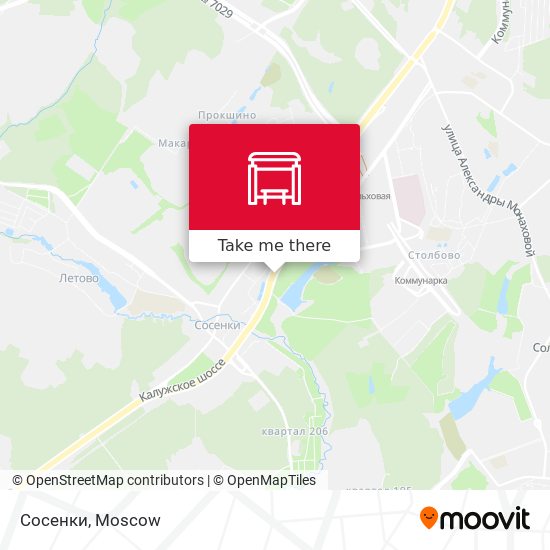 Сосенки map