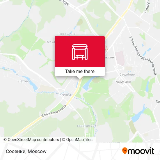 Сосенки map
