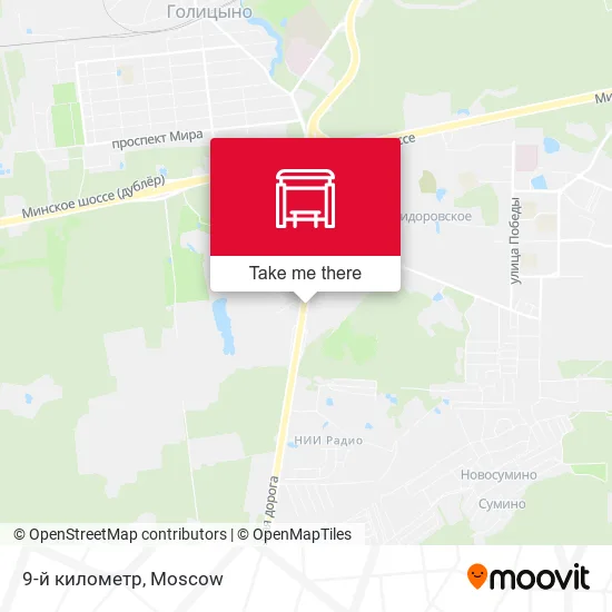 9-й километр map