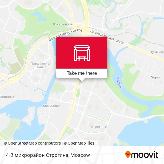 4-й микрорайон Строгина map