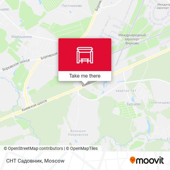 СНТ Садовник map