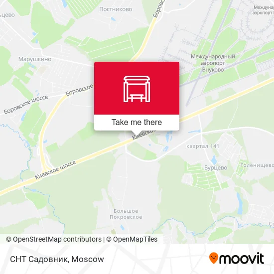 СНТ Садовник map