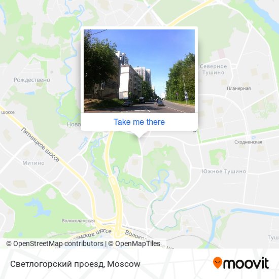 Светлогорский проезд map