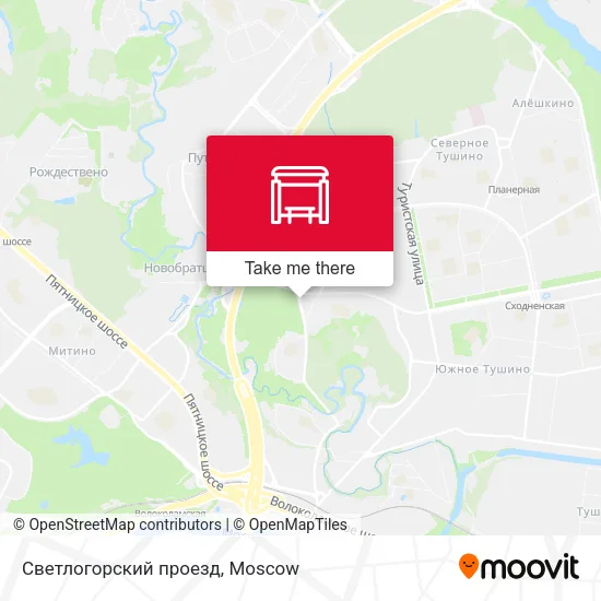 Светлогорский проезд map