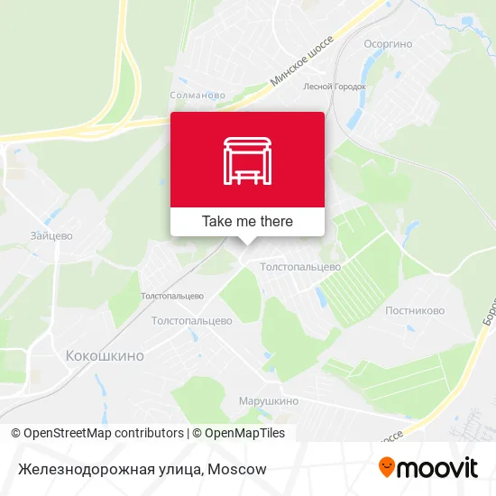 Железнодорожная улица map