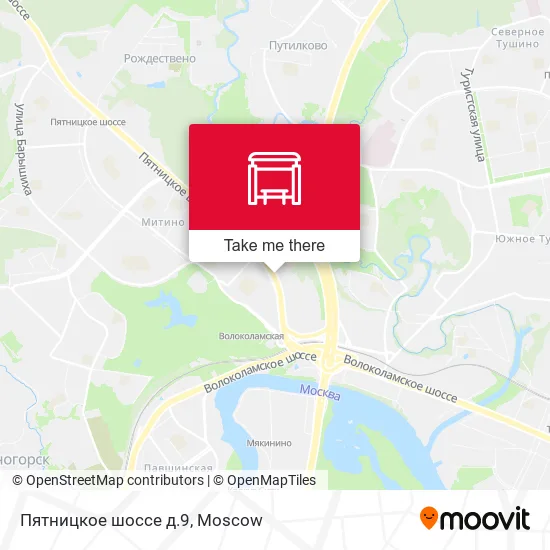 Пятницкое шоссе д.9 map