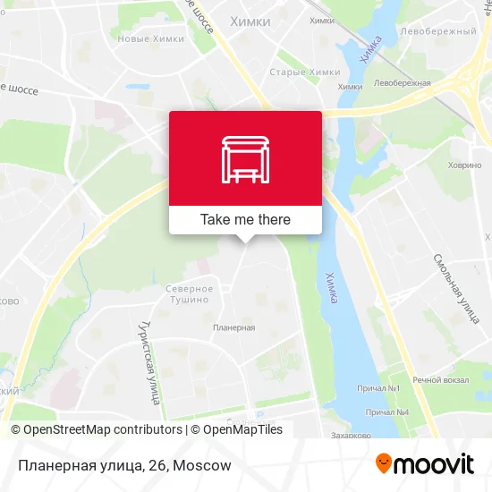Планерная улица, 26 map