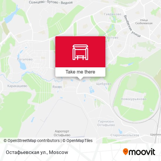 Остафьевская ул. map