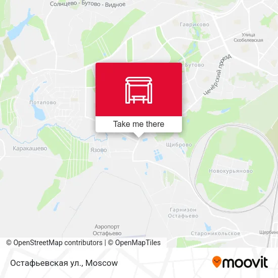 Остафьевская ул. map