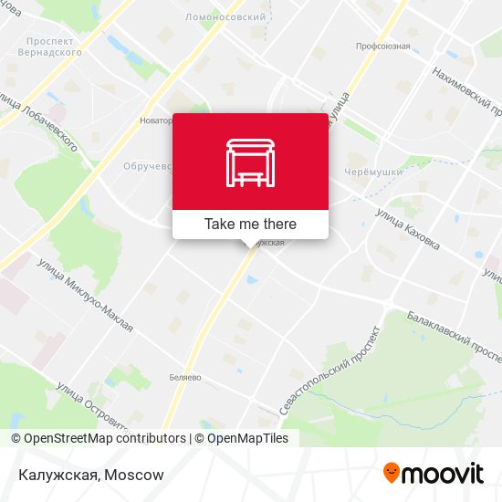 Калужская map