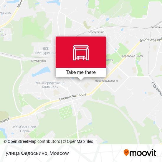 улица Федосьино map