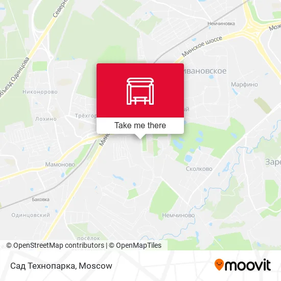 Сад Технопарка map