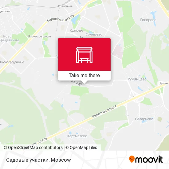 Садовые участки map