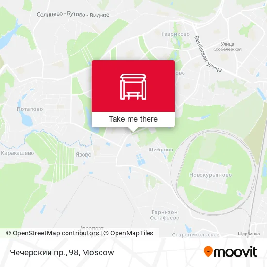 Чечерский пр., 98 map