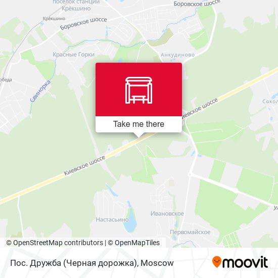 Пос. Дружба (Черная дорожка) map