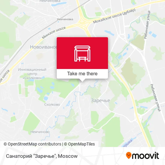 Санаторий "Заречье" map