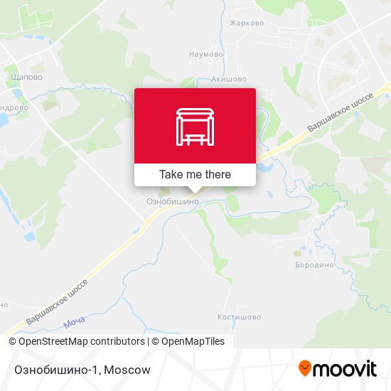 Ознобишино-1 map