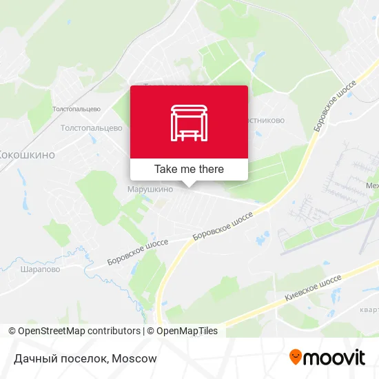 Дачный поселок map