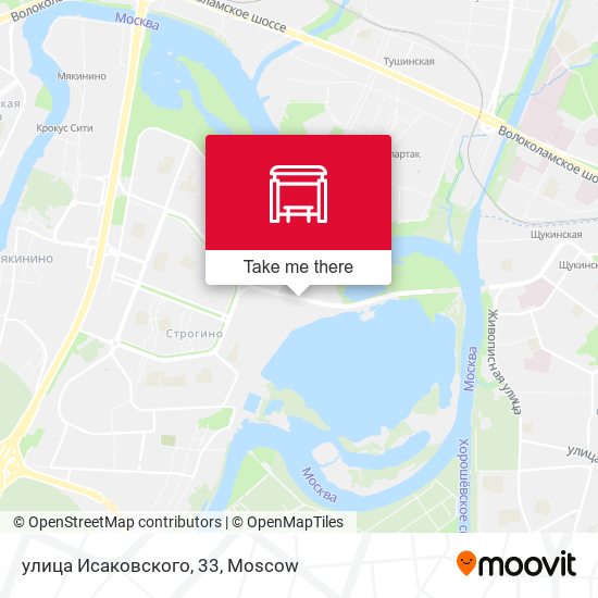 улица Исаковского, 33 map