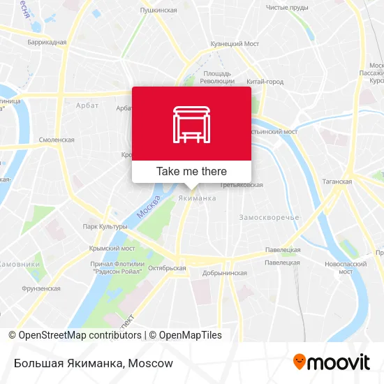 Большая Якиманка map