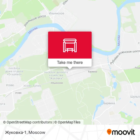 Жуковка-1 map