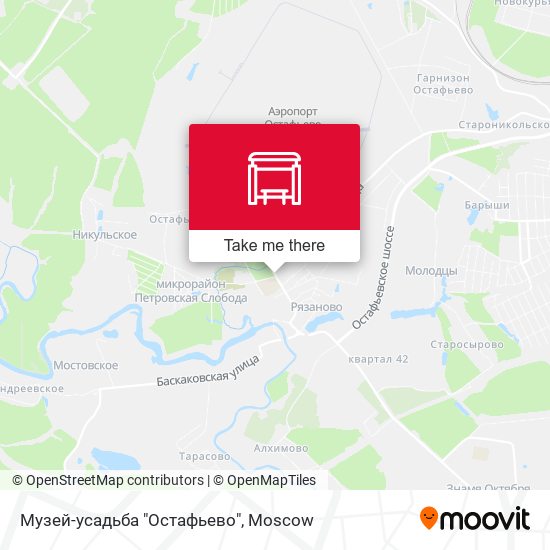 Музей-усадьба "Остафьево" map