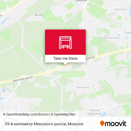 39-й километр Минского шоссе map