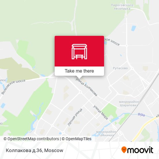 Колпакова д.36 map