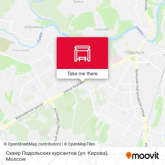 Сквер Подольских курсантов (ул. Кирова) map