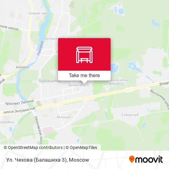 Ул. Чехова (Балашиха-3) map